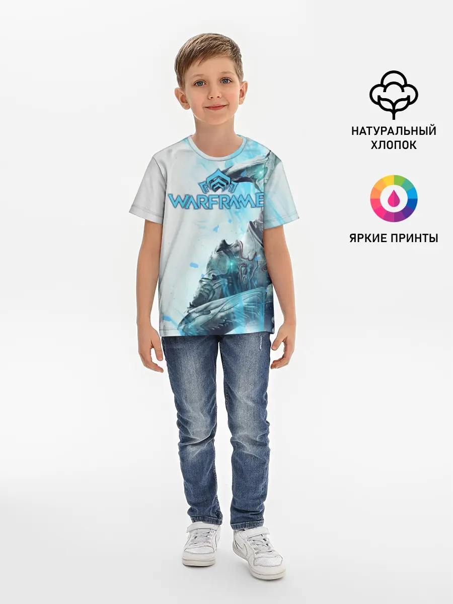 Детская базовая футболка / Warframe