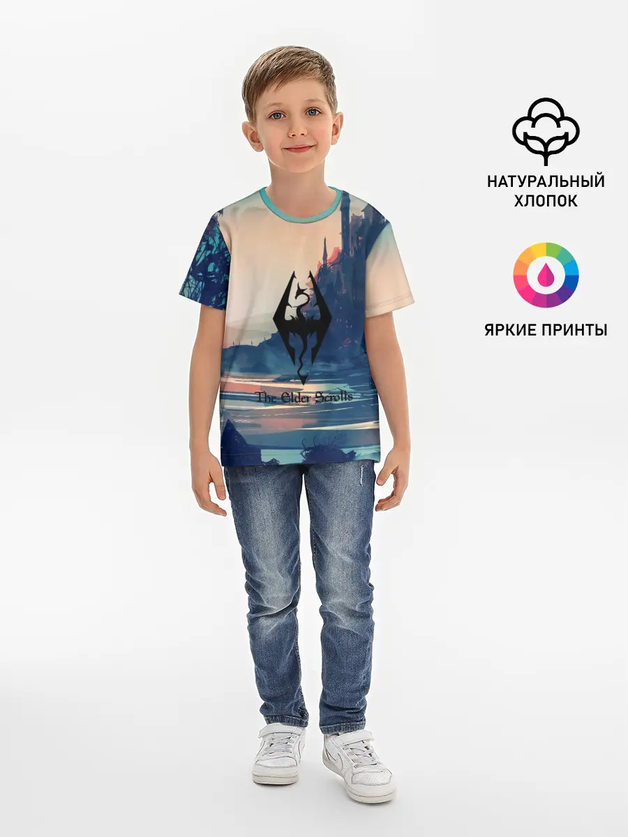 Детская базовая футболка / The Elder Scrolls