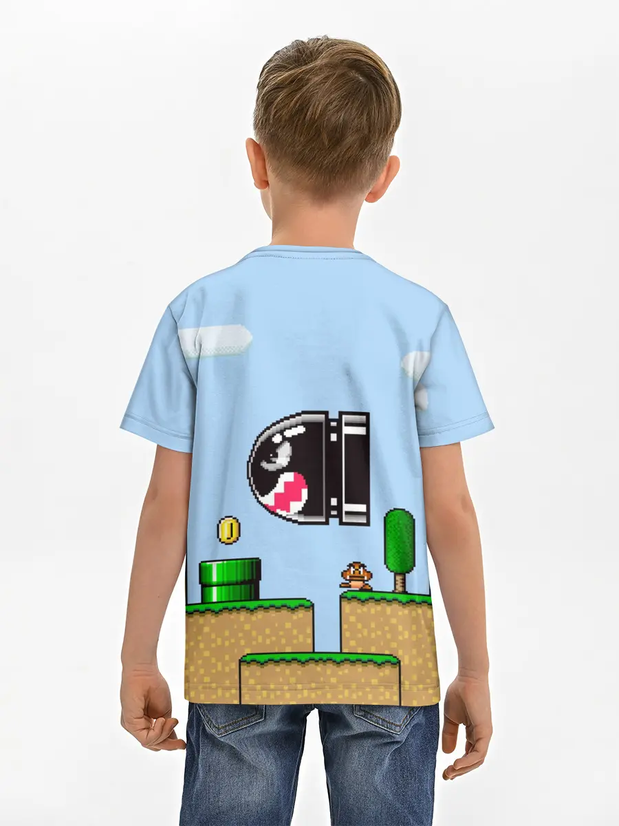 Детская базовая футболка / Mario