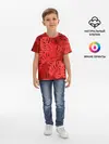 Детская базовая футболка / Тропические листья Монстера
