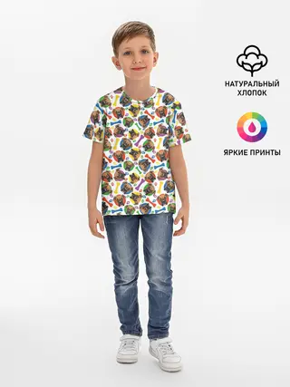 Детская базовая футболка / Немецкий Боксёр