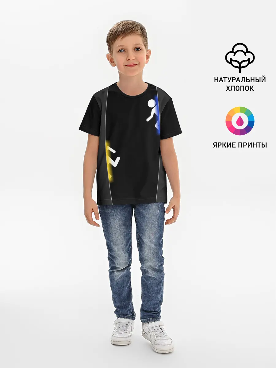 Детская базовая футболка / Portal