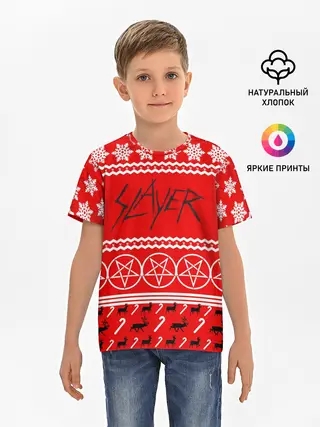 Детская базовая футболка / Праздничный Slayer