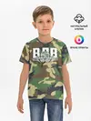 Детская базовая футболка / ВДВ камуфляж