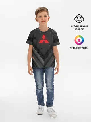 Детская базовая футболка / MITSUBISHI | МИТСУБИШИ