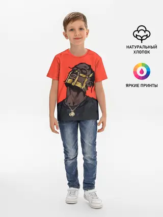 Детская базовая футболка / Арт с Тревисом