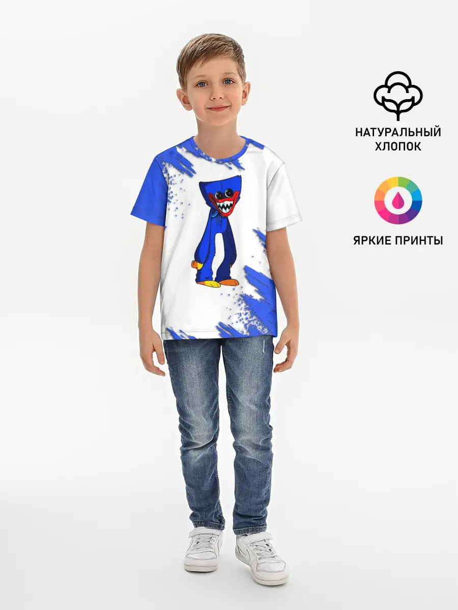 Детская базовая футболка / Poppy Playtime