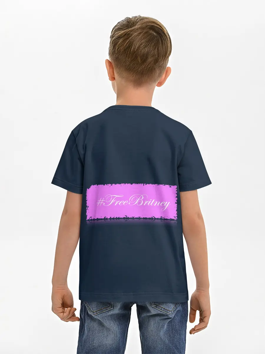 Детская базовая футболка / Free Britney. Свободу Бритни!