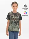 Детская базовая футболка / Кошка