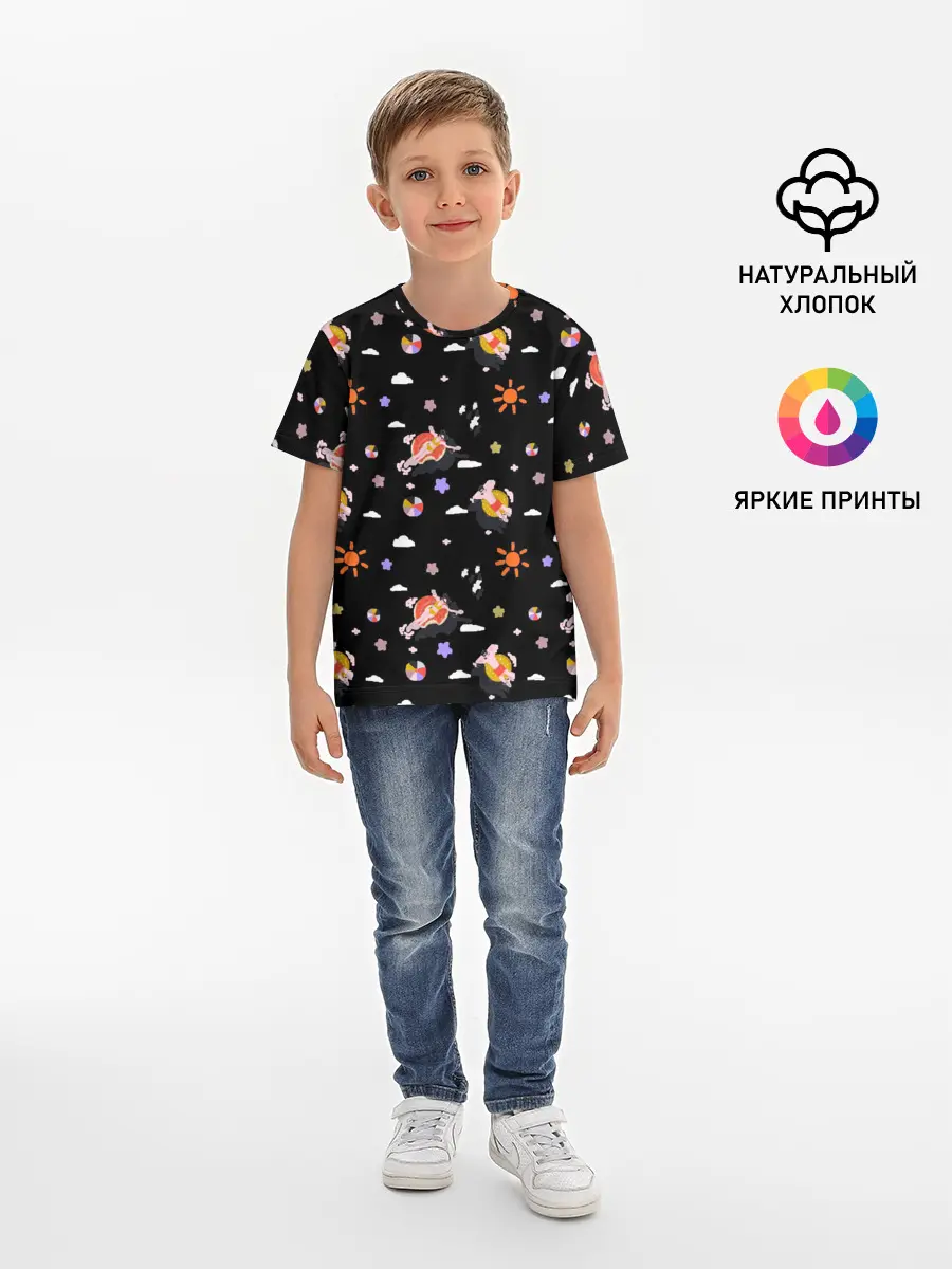Детская базовая футболка / отпуск