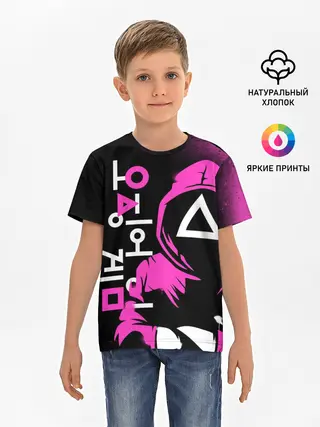 Детская базовая футболка / Игра в кальмара