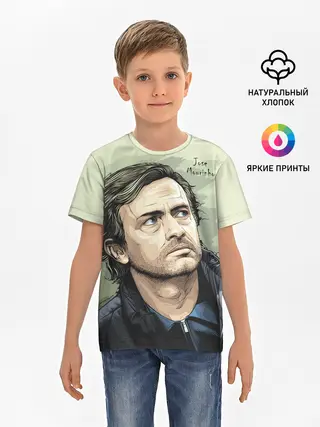 Детская базовая футболка / Размышления о футболе Моуринью
