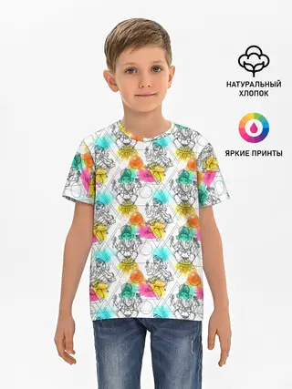 Детская базовая футболка / Йога