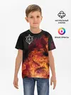 Детская базовая футболка / В огне