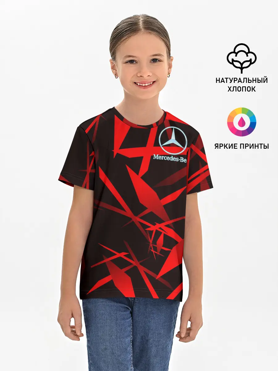 Детская базовая футболка / Mercedes-Benz