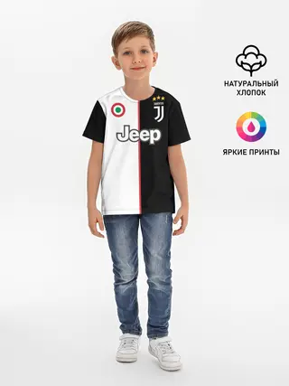 Детская базовая футболка / Ronaldo Juventus Home 19/20