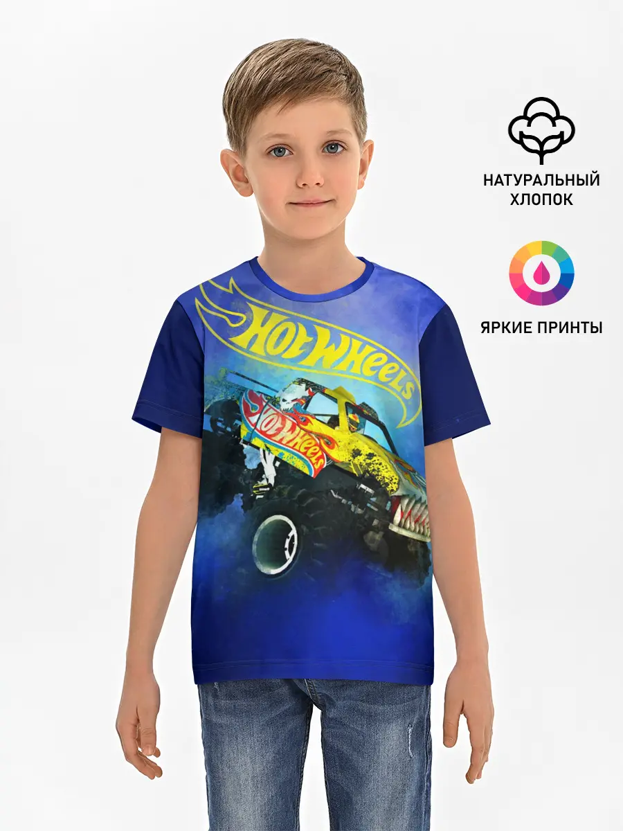 Детская базовая футболка / Hot Wheels. Хот Вилс