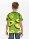 Детская базовая футболка / АВАКАДО ПАТТЕРН.