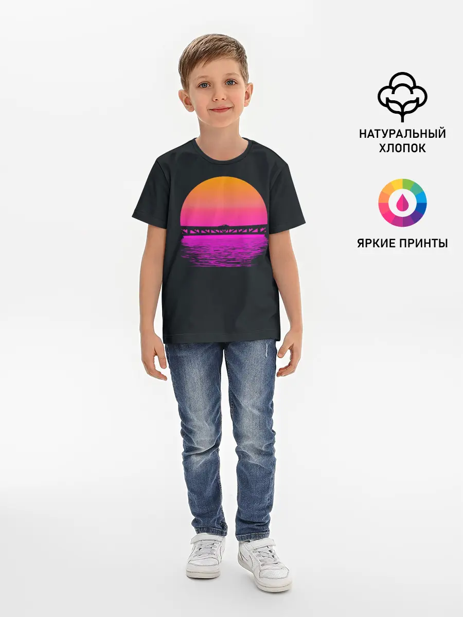 Детская базовая футболка / Hotline Maiami