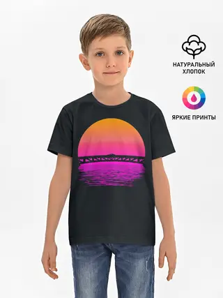 Детская базовая футболка / Hotline Maiami