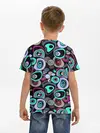 Детская базовая футболка / Абстрактный узор ретро