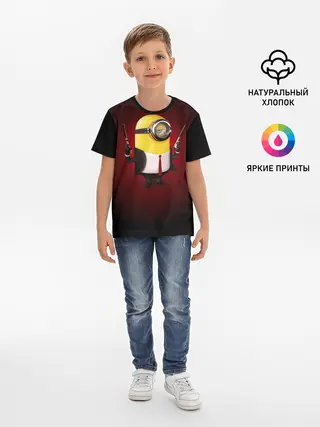 Детская базовая футболка / Hitman __