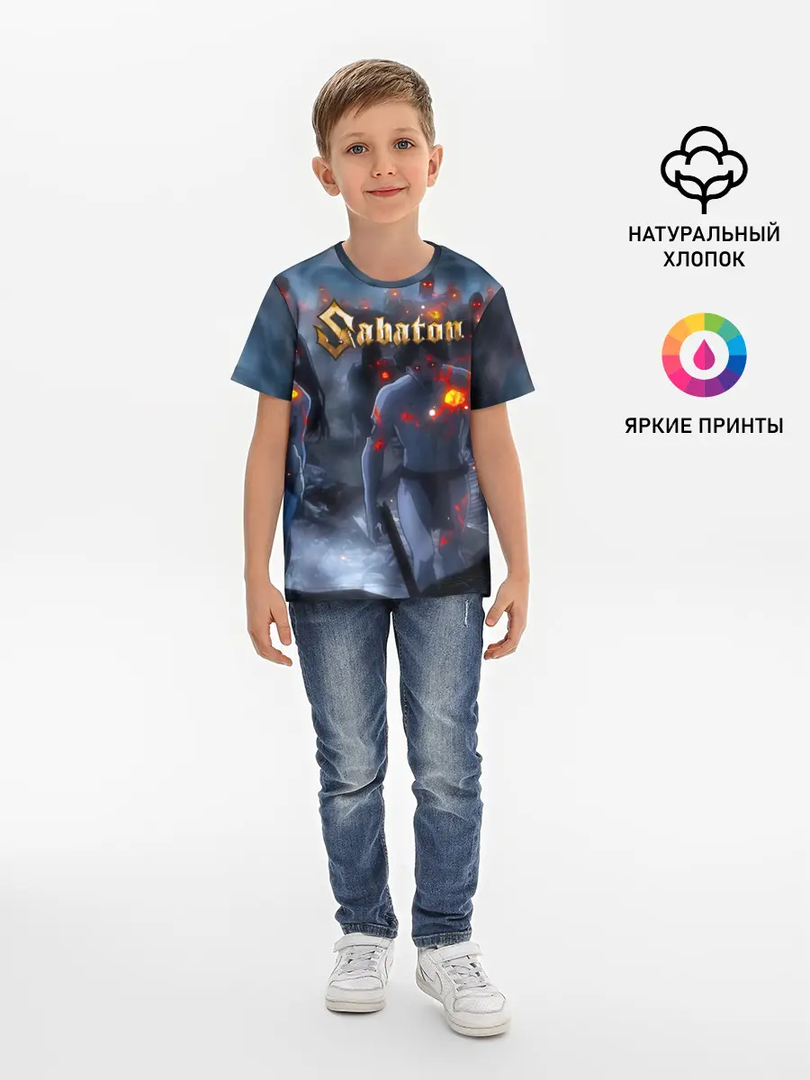 Детская базовая футболка / Зомби Sabaton