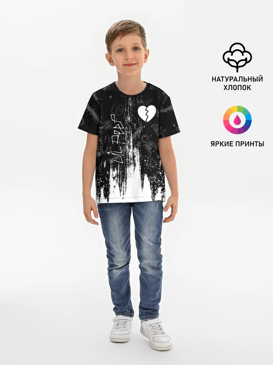 Детская базовая футболка / LIL PEEP / ЛИЛ ПИП