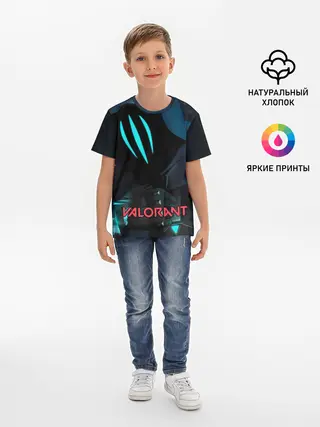 Детская базовая футболка / VALORANT OMEN