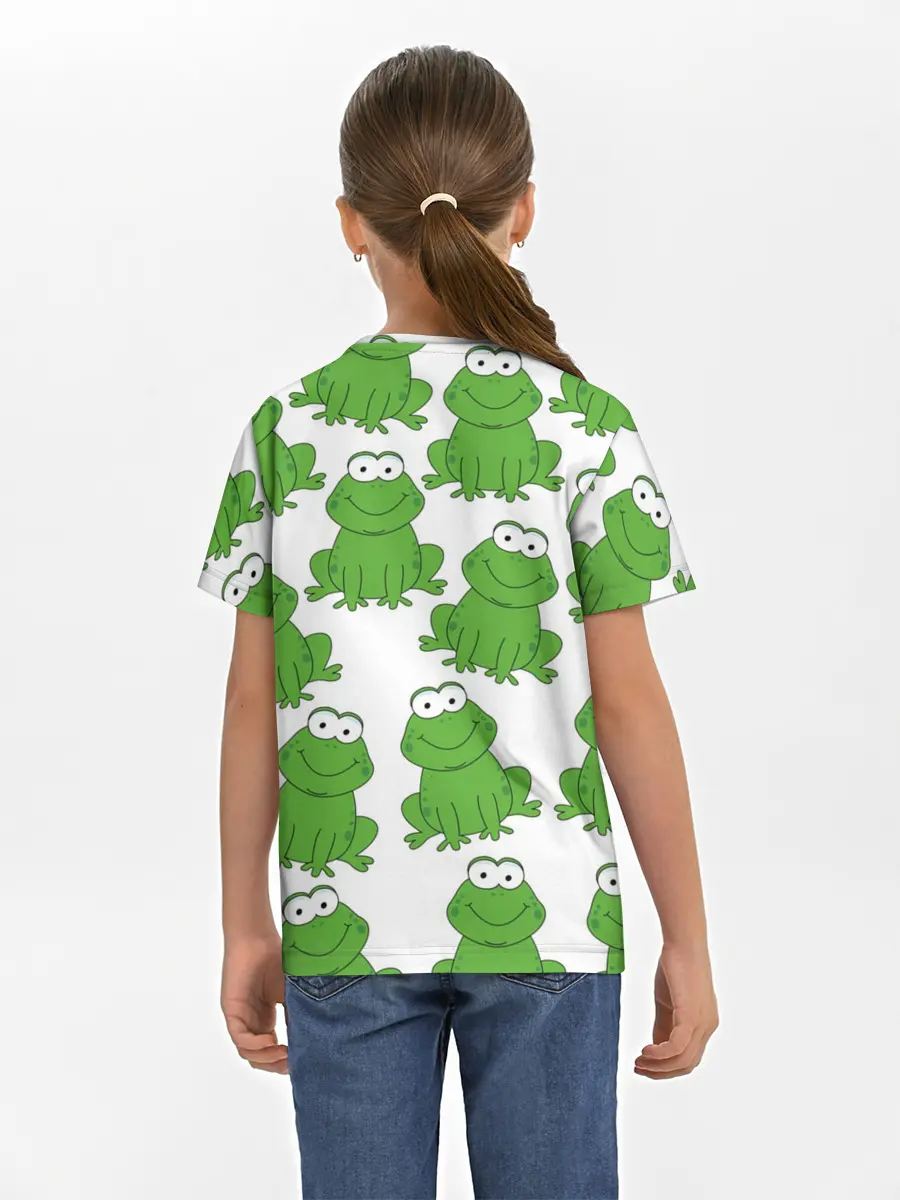 Детская базовая футболка / Лягушки