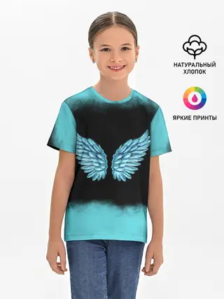 Детская базовая футболка / Крылья Ангела