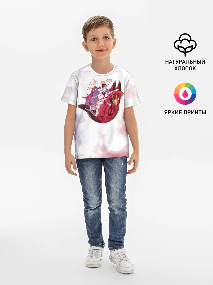 Детская базовая футболка / Hazbin Hotel