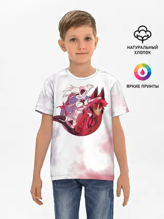Детская базовая футболка / Hazbin Hotel