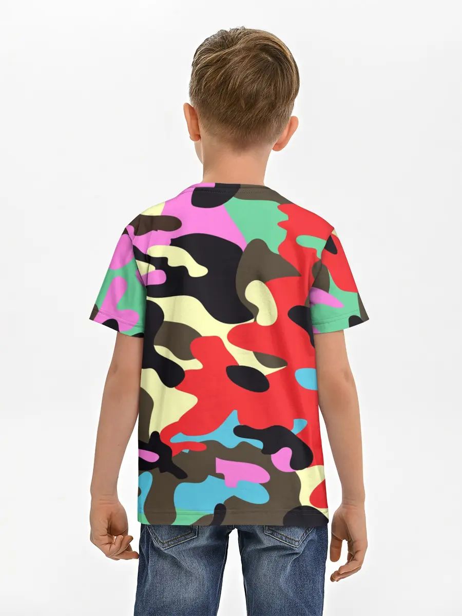 Детская базовая футболка / Камуфляж