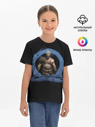 Детская базовая футболка / God Of War Ragnarok