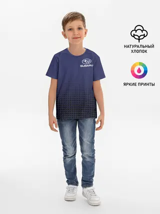 Детская базовая футболка / SUBARU SPORT