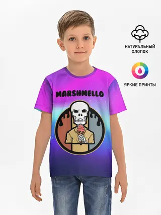 Детская базовая футболка / MARSHMELLO | МАРШМЕЛЛОУ