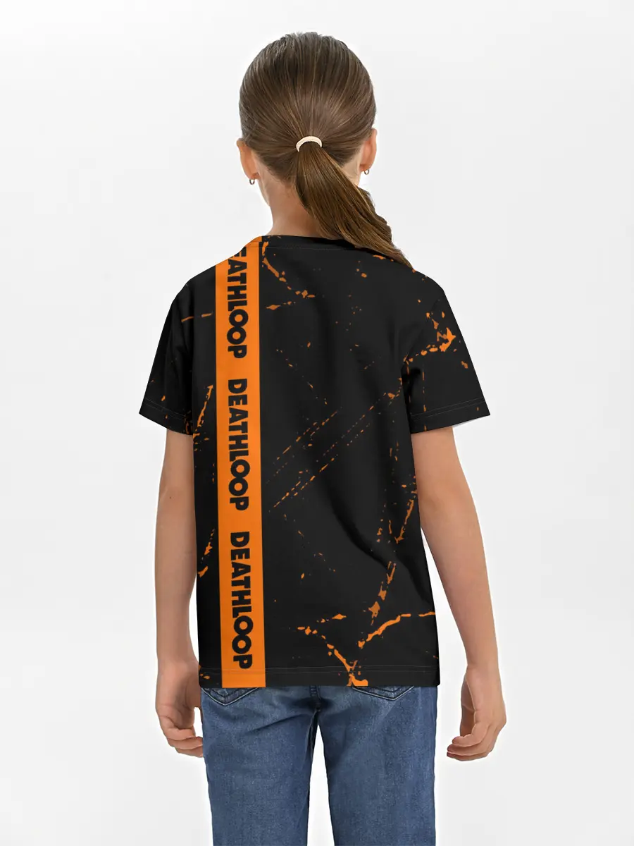 Детская базовая футболка / Deathloop - Grunge