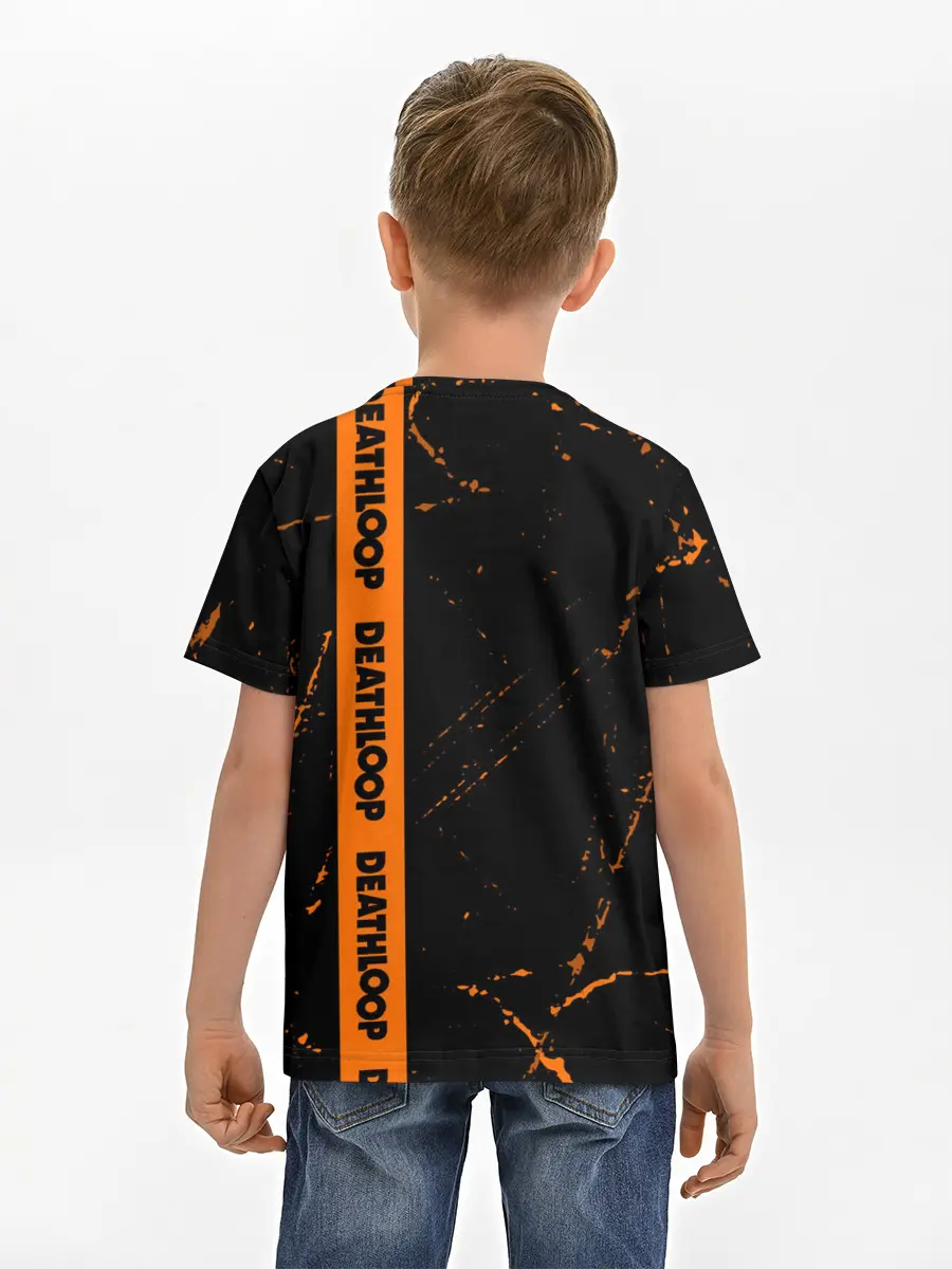 Детская базовая футболка / Deathloop - Grunge