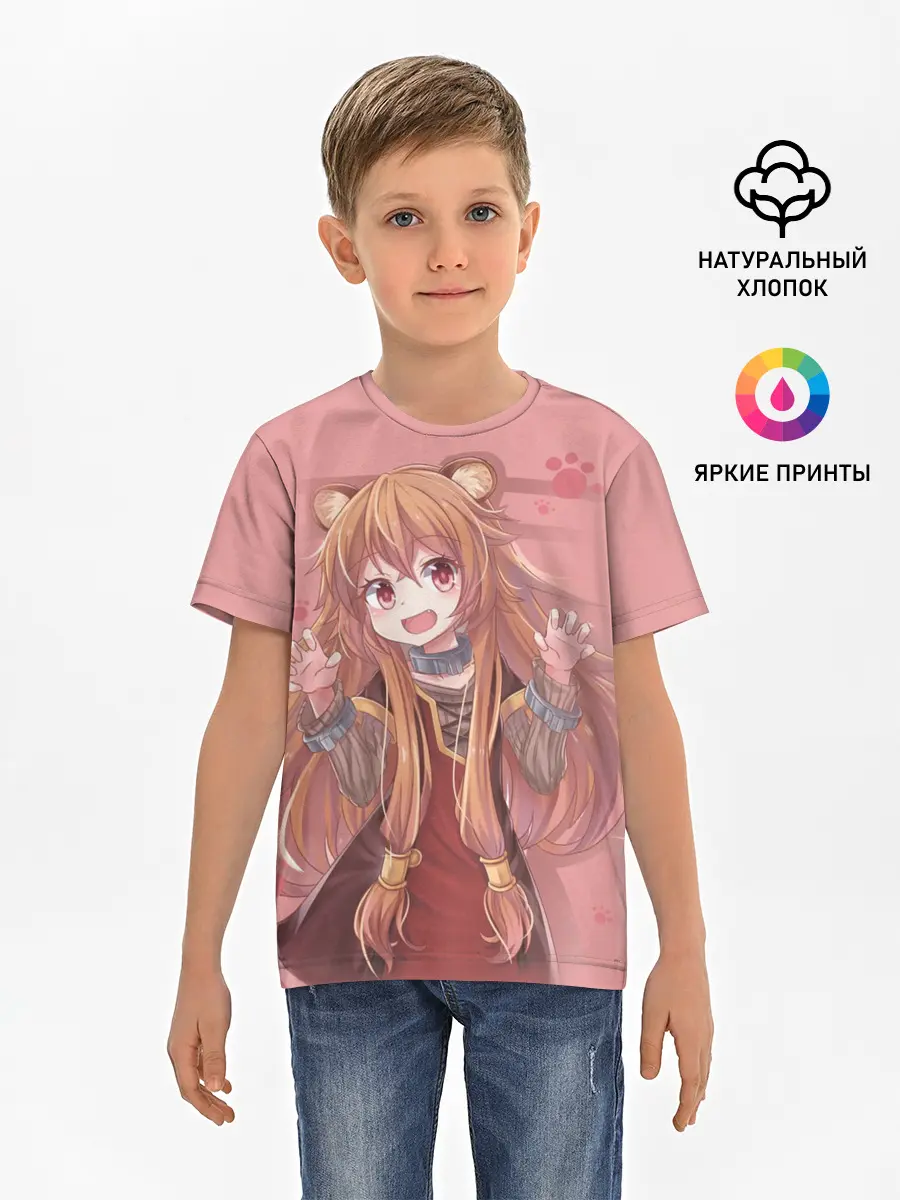 Детская базовая футболка / Raphtalia