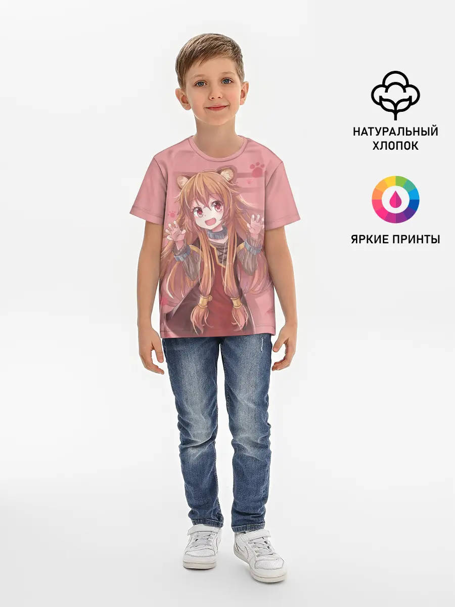 Детская базовая футболка / Raphtalia