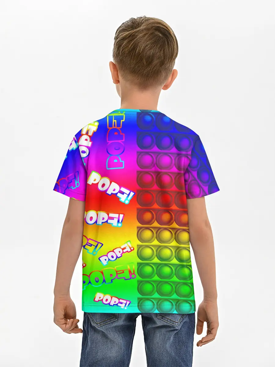 Детская базовая футболка / POP it!