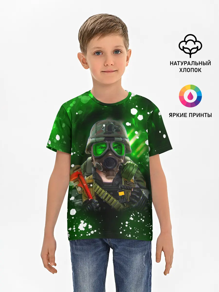 Детская базовая футболка / Opposing Force | Адриан Шепард