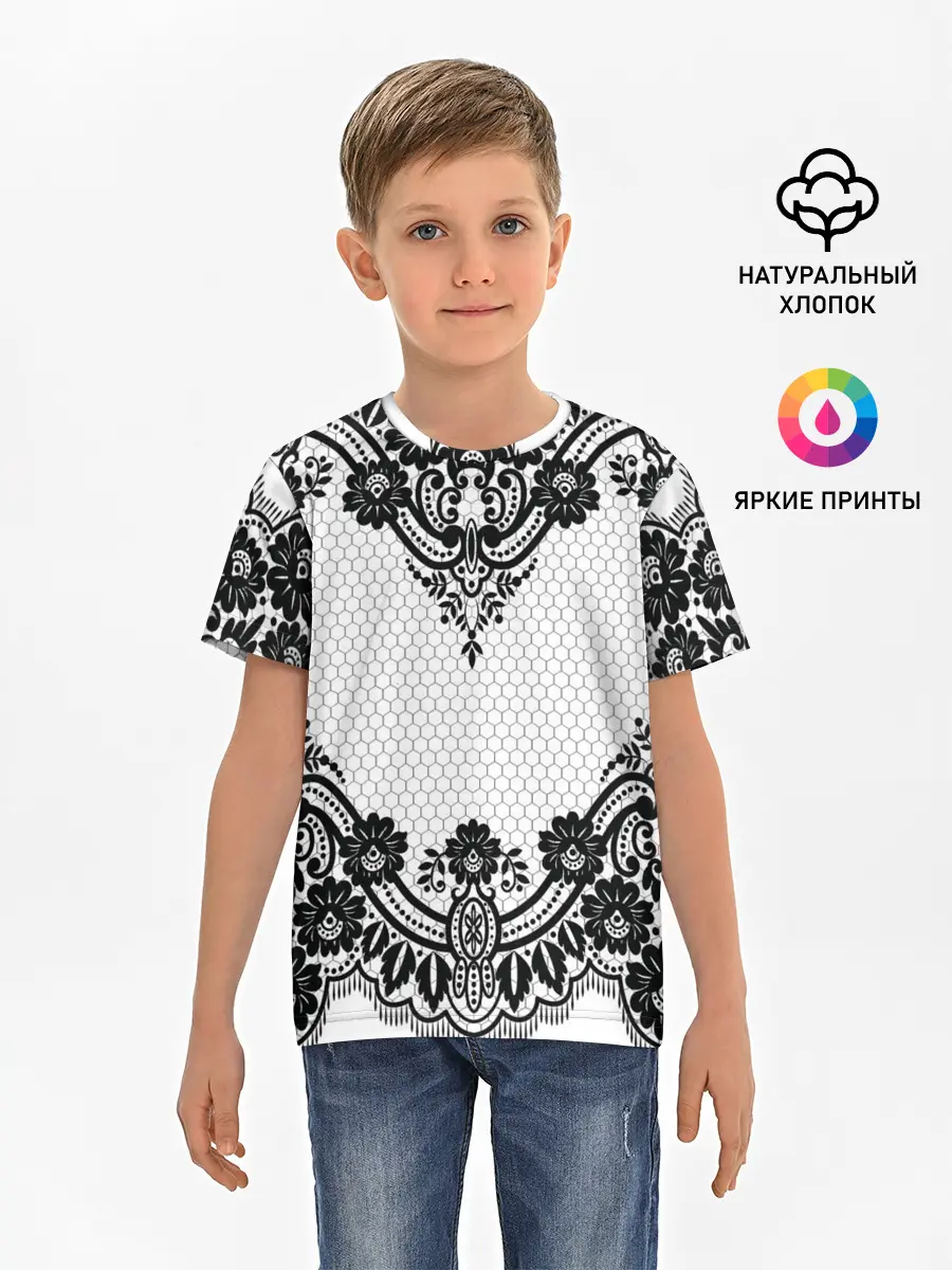 Детская базовая футболка / КРУЖЕВА | WEAVING