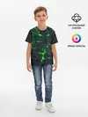 Детская базовая футболка / ЗЕЛЁНОЕ ИЗЛУЧЕНИЕ