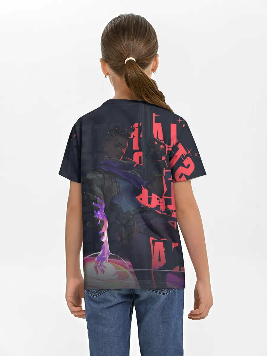 Детская базовая футболка / Valorant: Astra