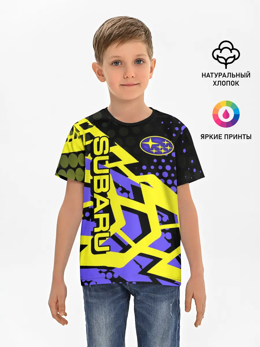 Детская базовая футболка / Subaru