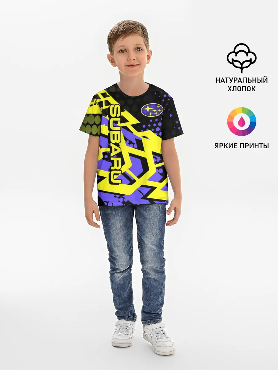 Детская базовая футболка / Subaru