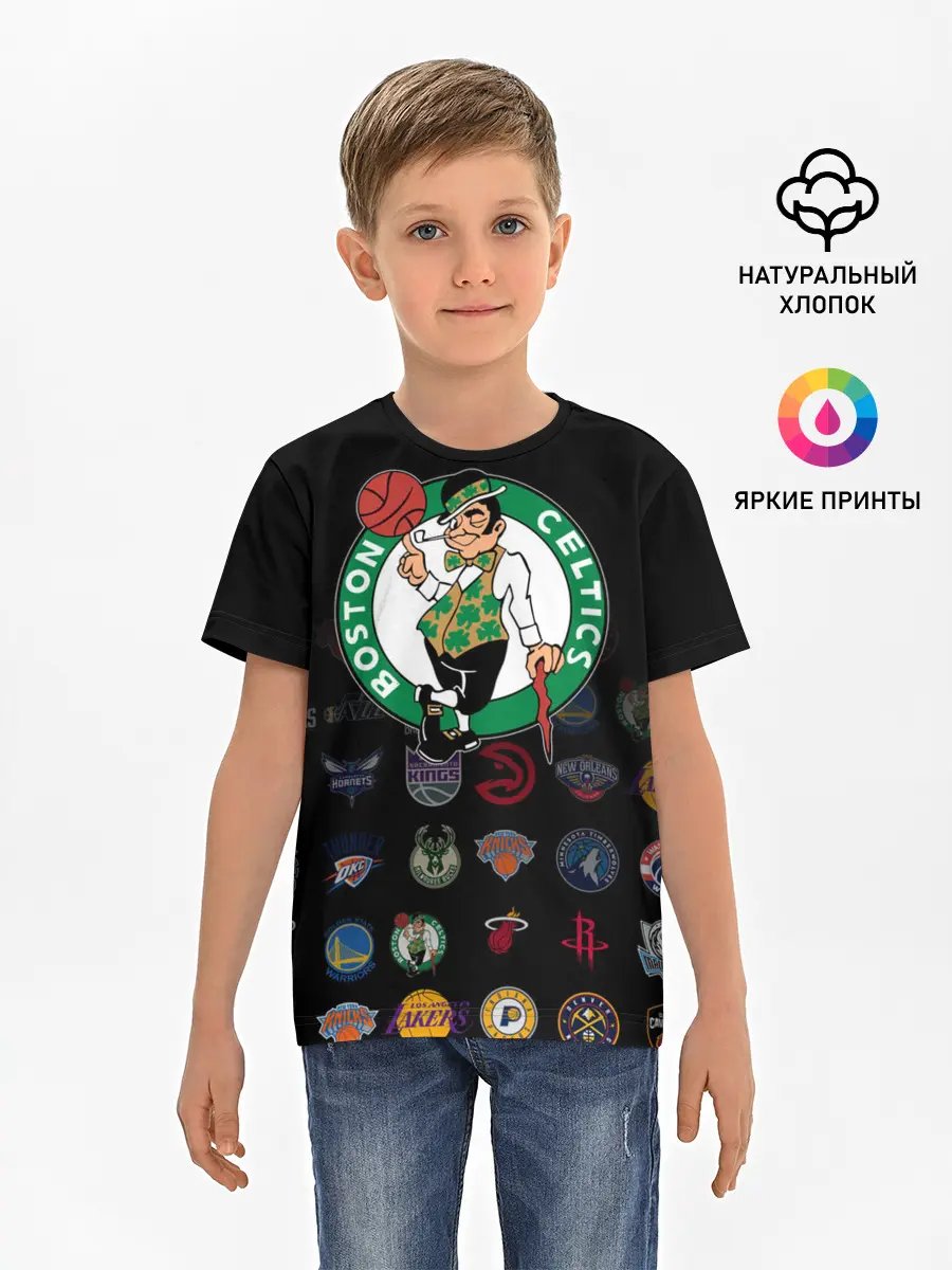 Детская базовая футболка / Boston Celtics