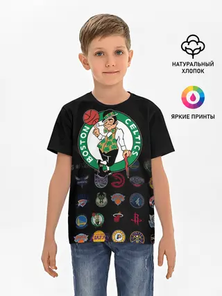 Детская базовая футболка / Boston Celtics